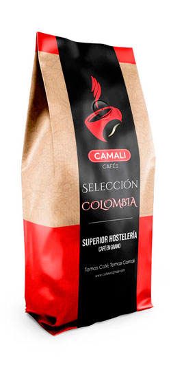Bolsa café en grano colombia gourmet 100% lavado Cafés Camali